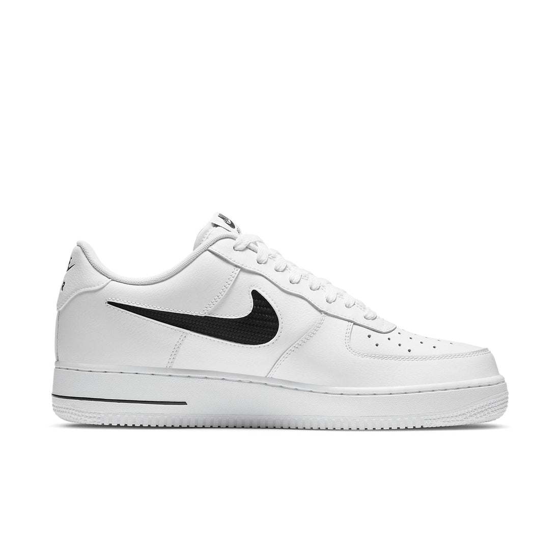Nike Air Force 1 '07 LV8 'Cut Out Swoosh - White Black' CZ7377-100