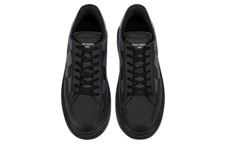 LOUIS VUITTON LV Beverly Hills Sneakers 'BlackcPlaid' 1AA5JL