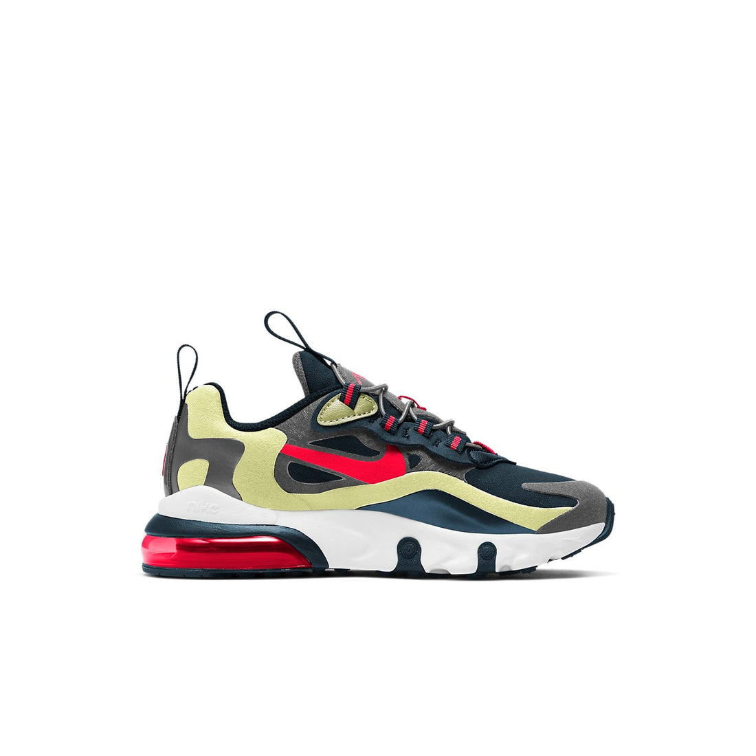 (PS) Nike Air Max 270 React 'Iron Grey Lime Crimson' BQ0102-015