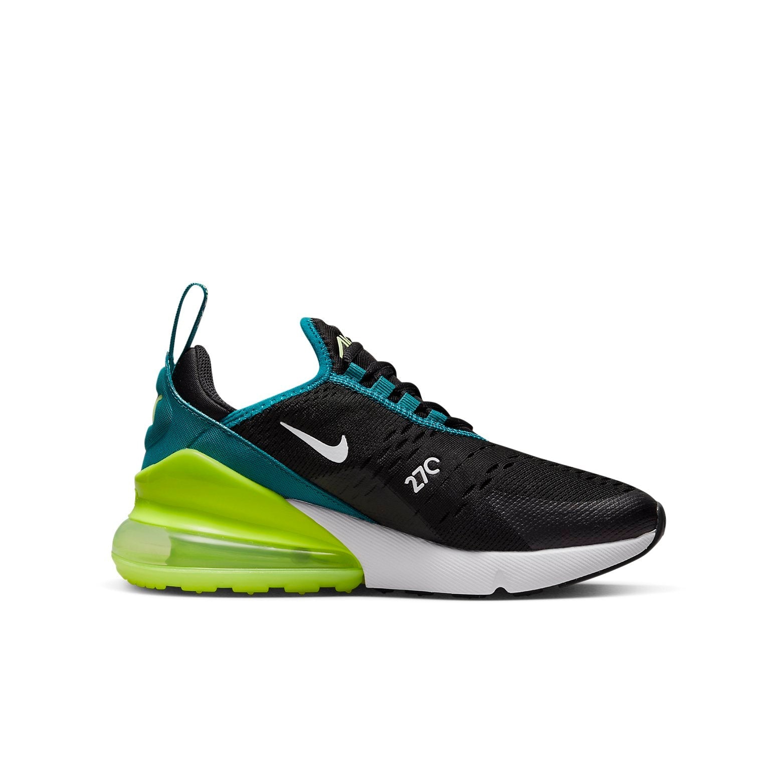 (GS) Nike Air Max 270 'Black Bright Spruce Volt' 943345-026