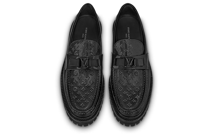 LOUIS VUITTON Major Loafer Shoes 'Black' 1ABFFP