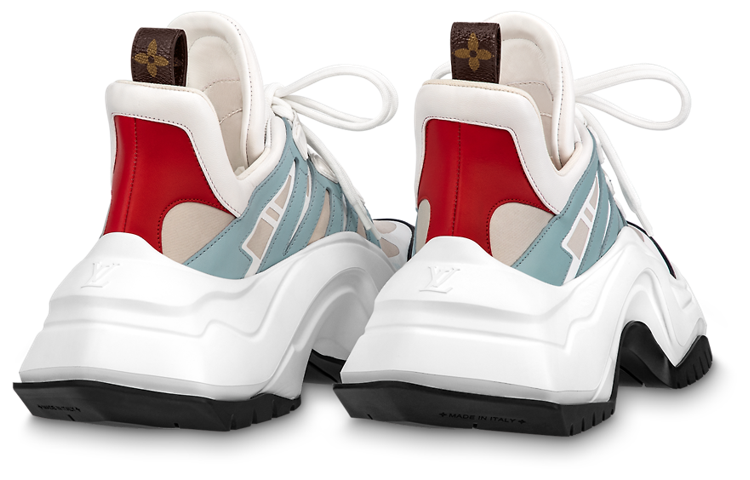 (WMNS) LOUIS VUITTON Archlight 2.0 Platform Sneakers 'White Beige Blue' 1ABIHW