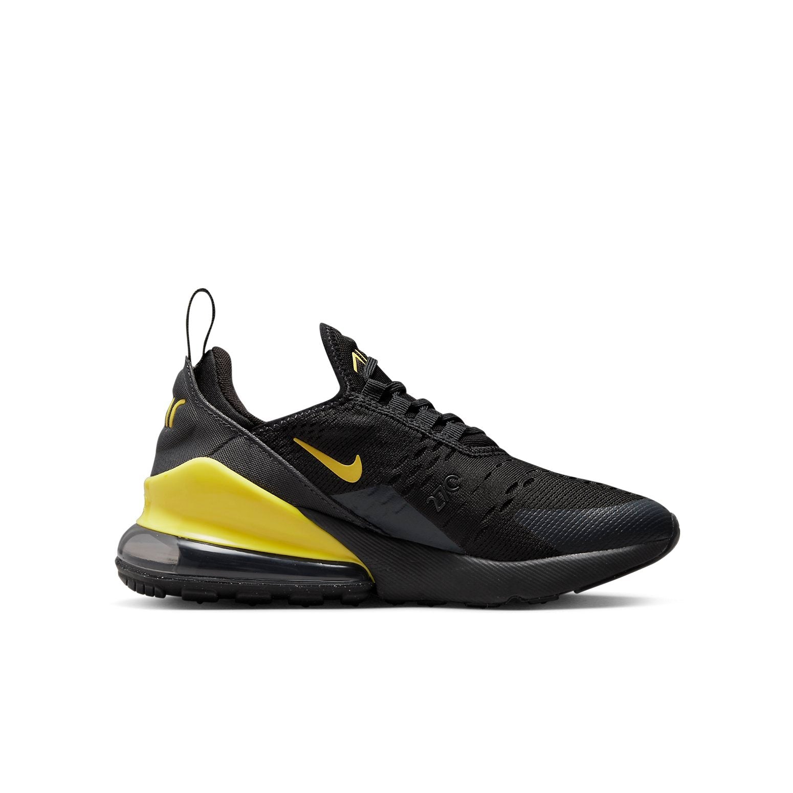 (GS) Nike Air Max 270 'Black Yellow Strike' DX9277-001