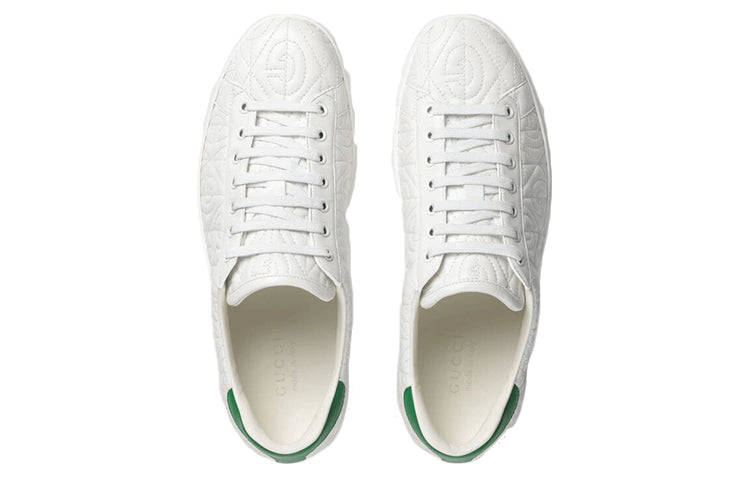 Gucci Ace G 'Rhombus White' 598833-0R0A0-9063