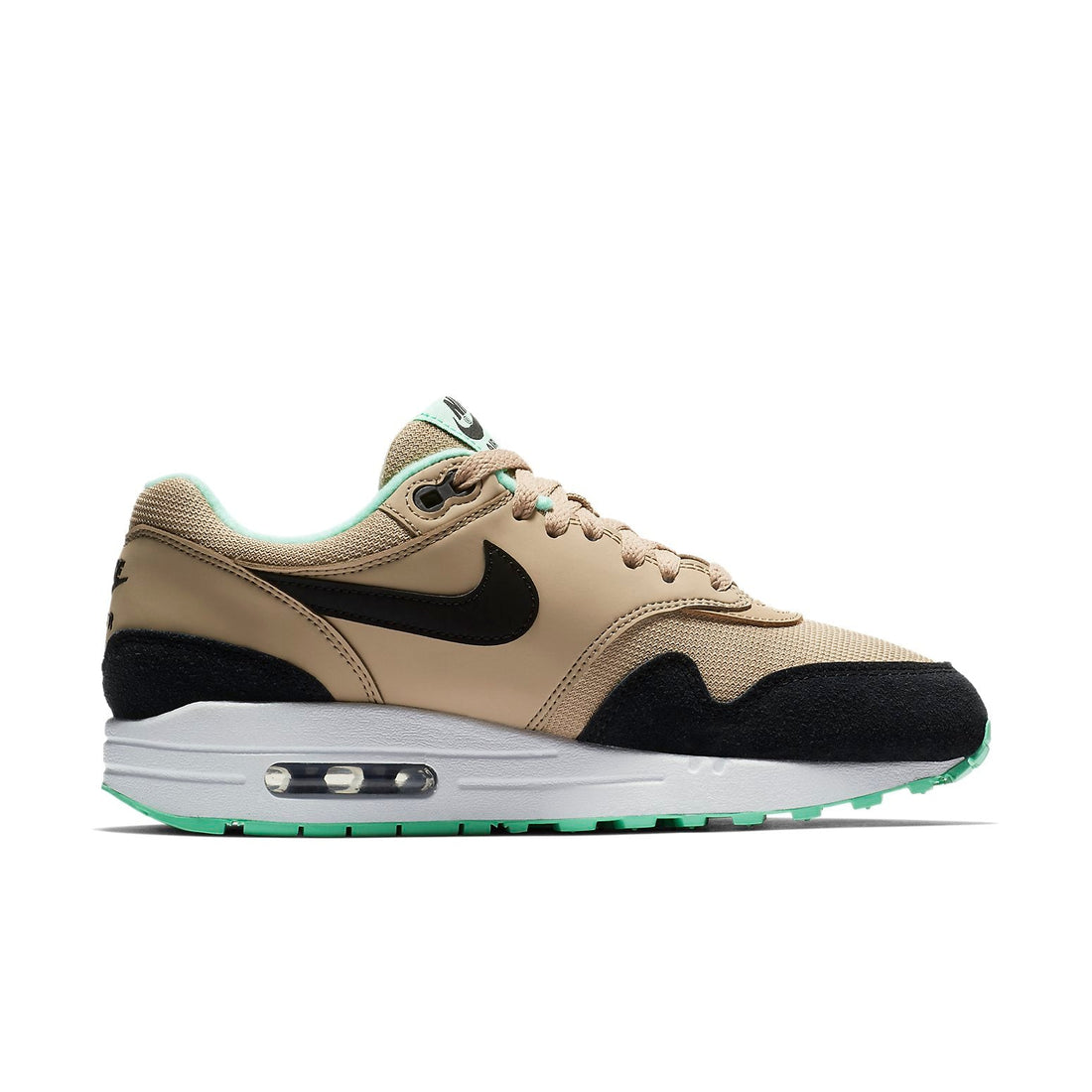 (WMNS) Nike Air Max 1 Desert 'Black Green Glow' 319986-206
