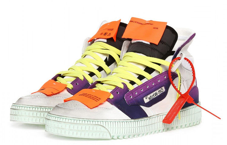 Off-White Court leather sneakers OMIA065F198000390128