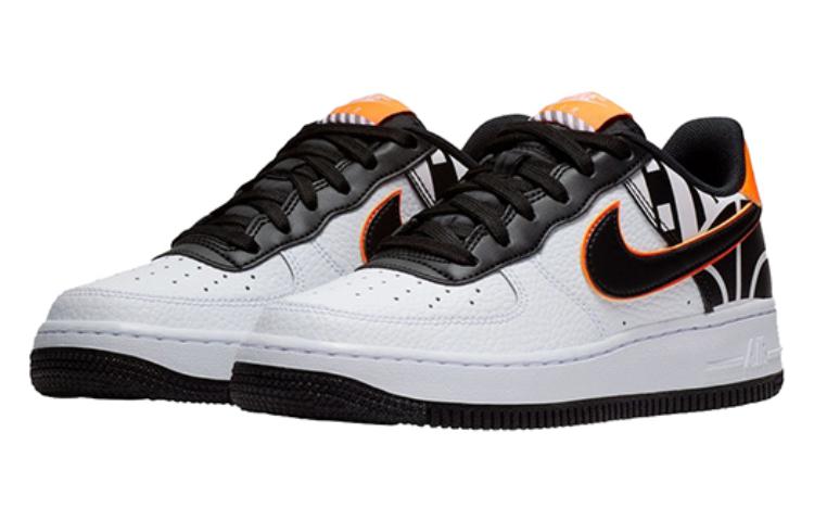 (GS) Nike Air Force 1 Low LV8 'White Black Orange' 820438-109