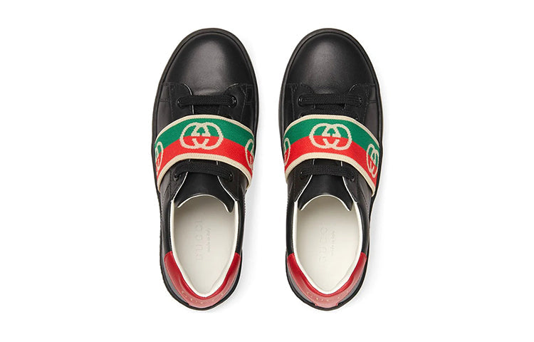 (GS) Gucci Ace Sneaker With Interlocking G Web 'Black' 662212-D8050-1065