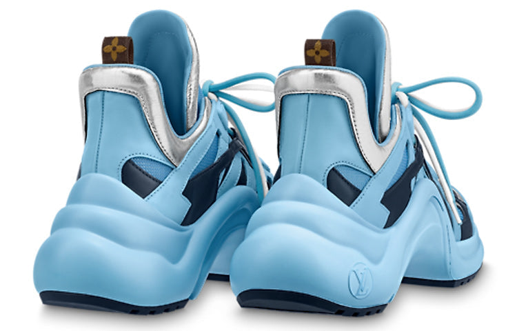 (WMNS) LOUIS VUITTON LV Archlight Sneakers 'Blue Silver' 1AAEEY