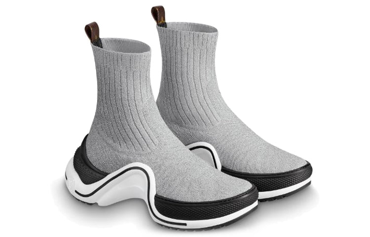 (WMNS) LOUIS VUITTON LV Archlight High-Top Sports Shoes Grey/White 1A5C17