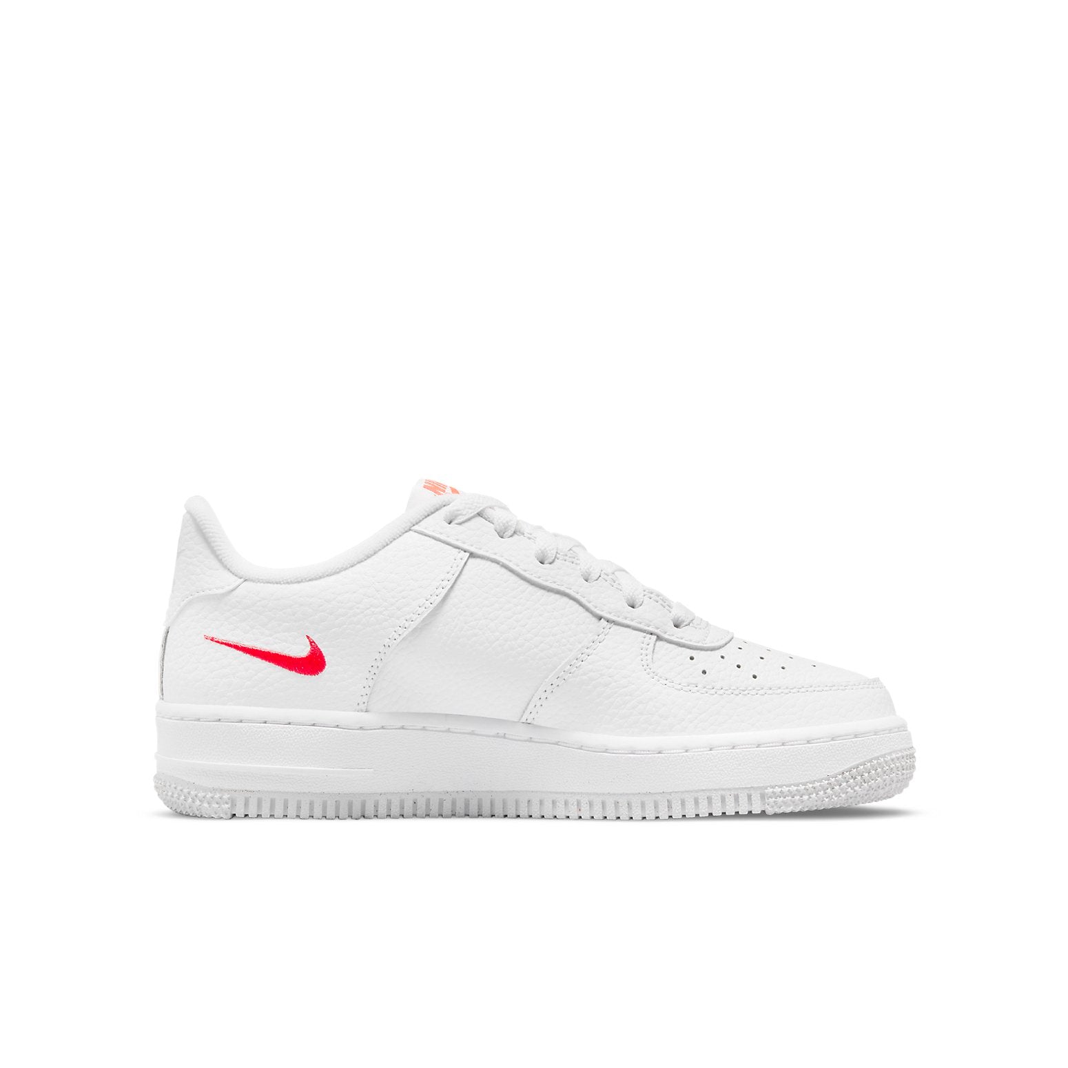 (GS) Nike Air Force 1 Low 'Multi-Swoosh White Particle Grey Photon Dust Bright Crimson' DO6486-100