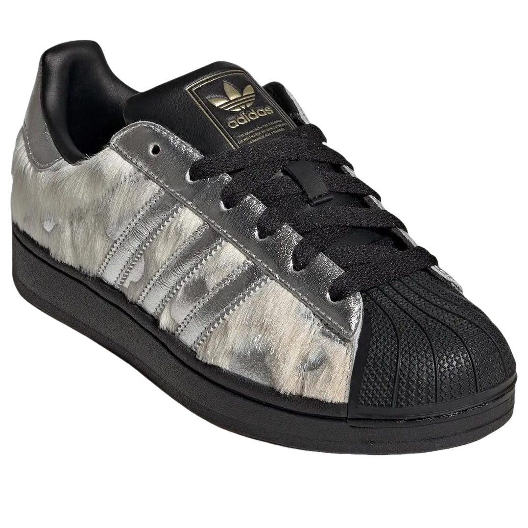 (WMNS) adidas Supertar II 'Pony Hair Cream Silver Metallic' KJ4863