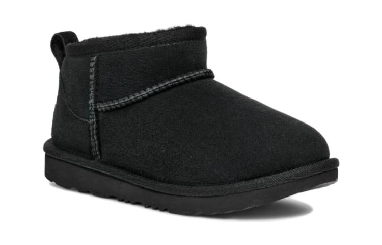(GS) UGG Classic Ultra Mini Boot 'Black' 1130750K-BLK