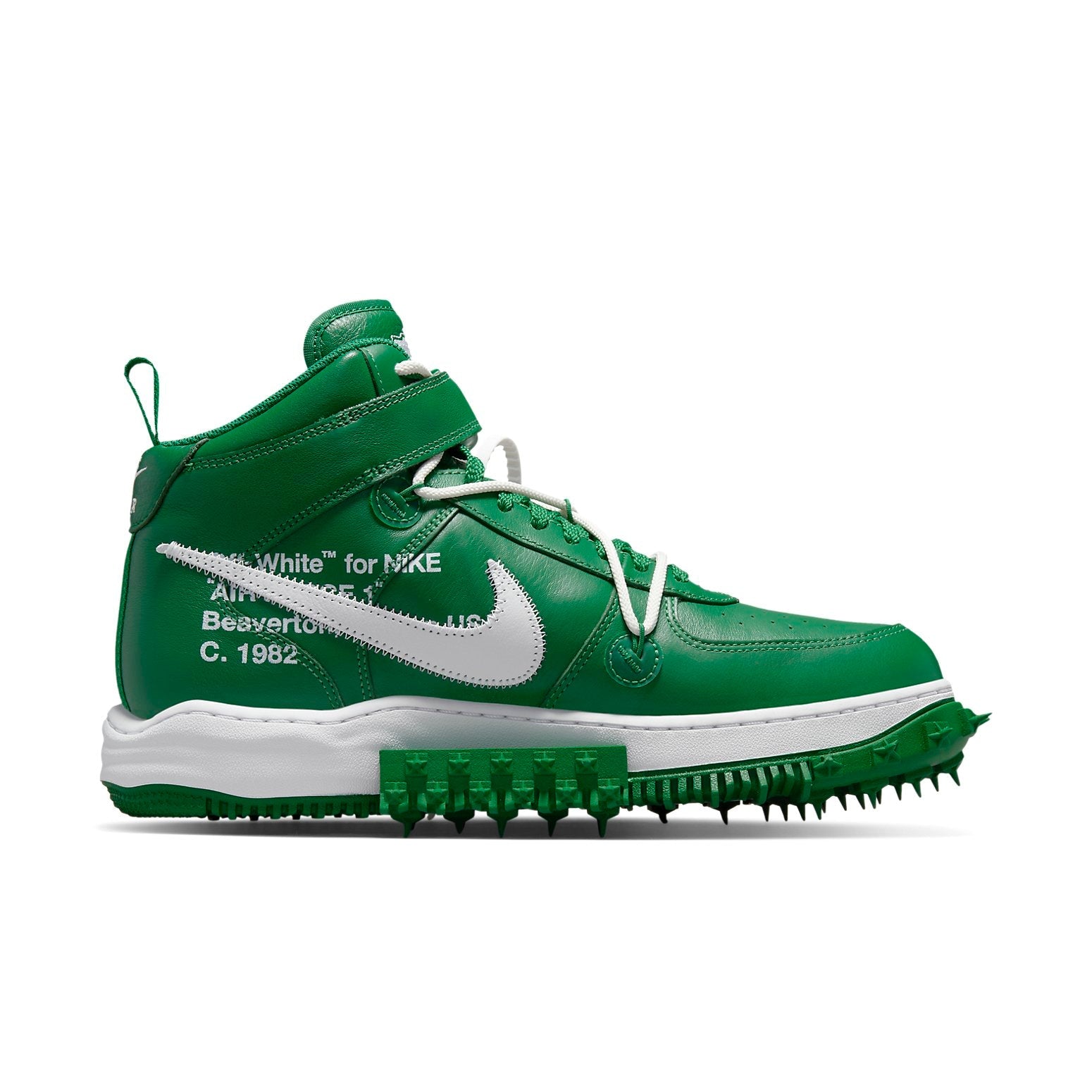 Nike x Off-White Air Force 1 Mid SP Leather 'Pine Green' DR0500-300