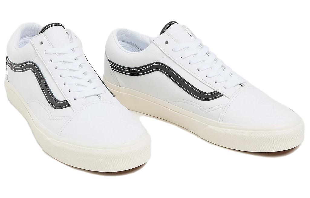 Vans Old Skool 'White Black Leather' VN0007NTYB2