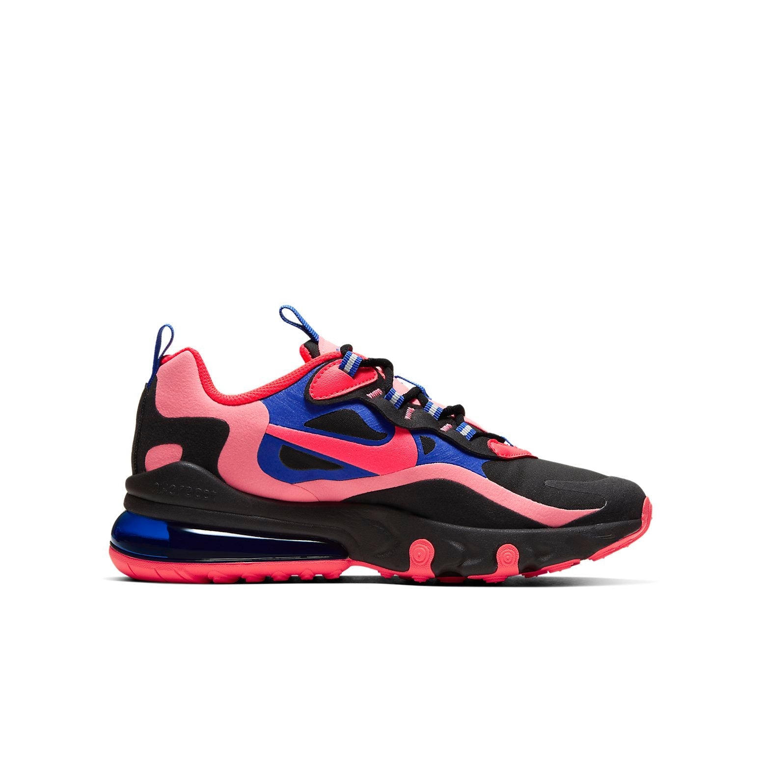 (GS) Nike Air Max 270 React 'Black Crimson Blue' CT1579-001