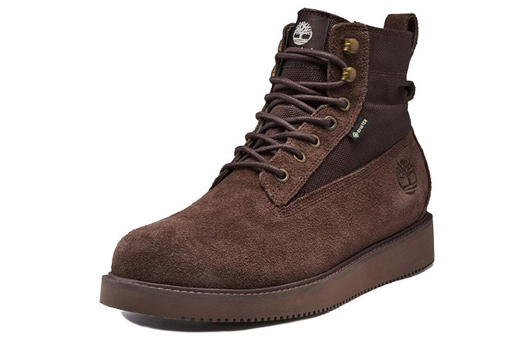 Timberland 6 Inch Premium Waterproof Vibram Wide-Fit Boots 'Dark Brown' A2JCP