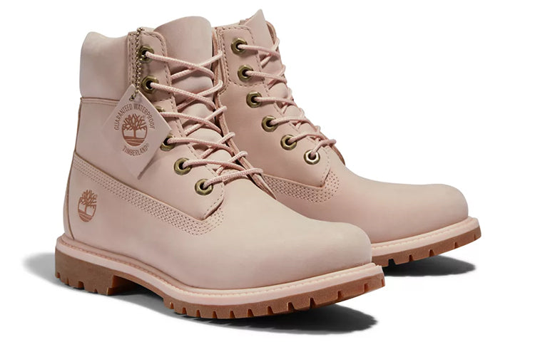 (WMNS) Timberland Premium 6 Inch Waterproof Boots 'Light Pink Nubuck' A5SRF662