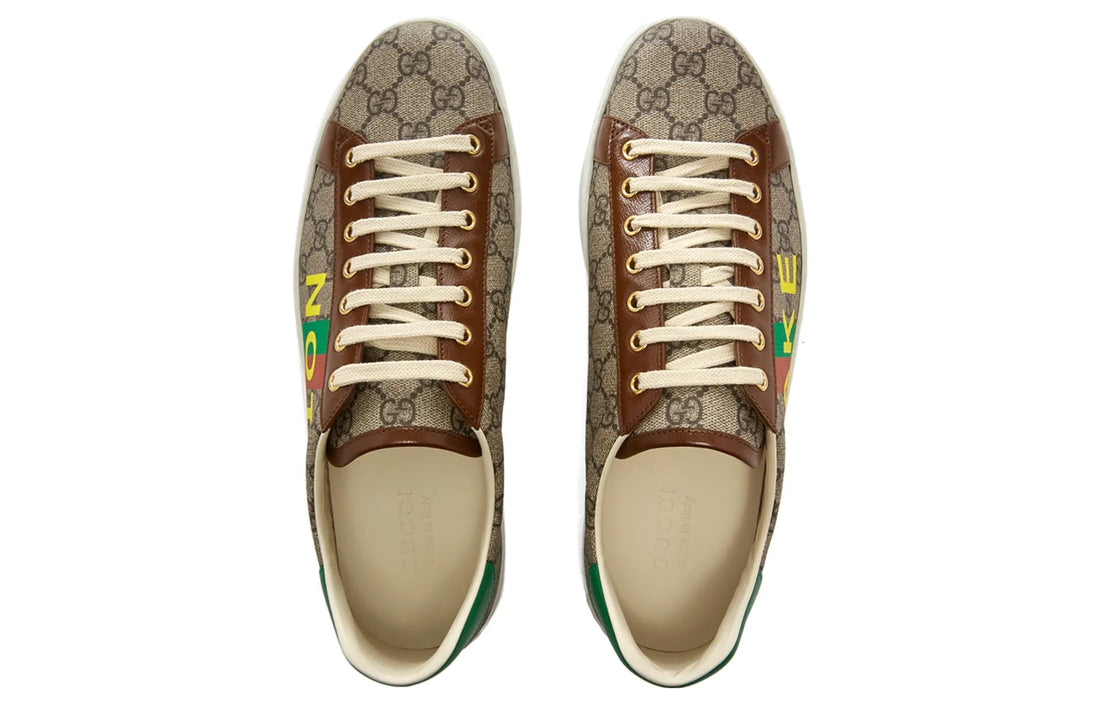 (WMNS) Gucci Ace 'Fake/Not Print' 636359-2GC10-8260