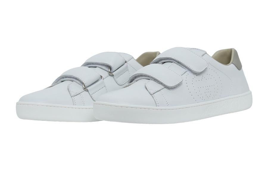(GS) Gucci Ace Leather Sneakers 'White' 630619-BLN70-9060