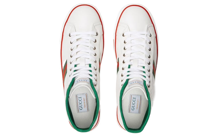 Gucci Tennis 1977 High 'White Green Red' 644734-17L20-9071