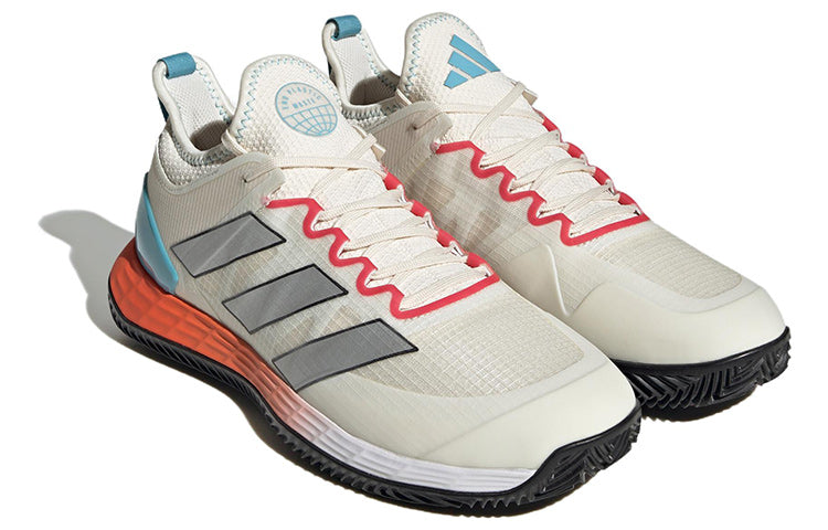 adidas Adizero Ubersonic 4 Clay Court s 'White Silver Metallic Preloved Blue' HQ5930
