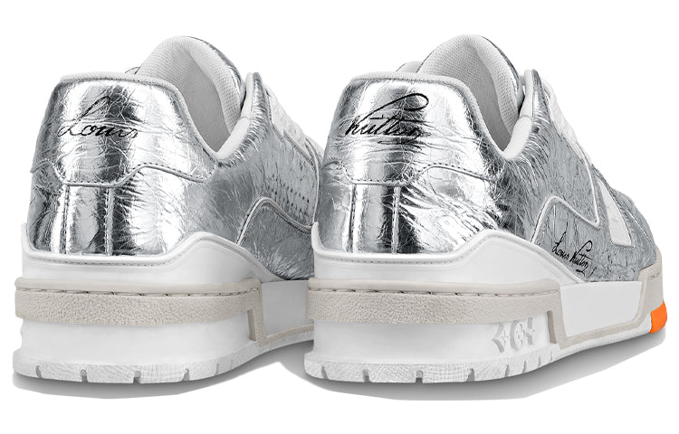 LOUIS VUITTON Trainer Sneakers 'Silver' 1A8KGQ