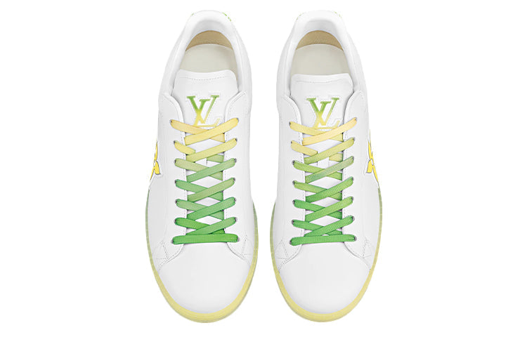 LOUIS VUITTON Luxembourg Samothrace Trainers 'White yellow Green' 1A9G2L