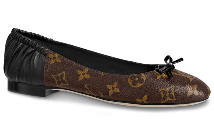 (WMNS) LOUIS VUITTON Joy Ballerina Shoes 'Brown Monogram' 1A87XU