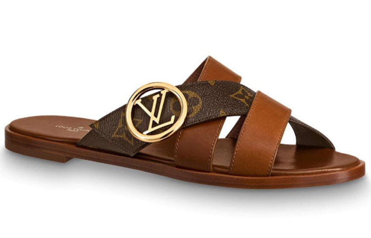 (WMNS) LOUIS VUITTON LV Horizon Line Sandals 'Brown' 1A5BHZ