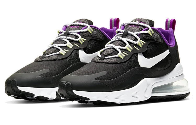 (WMNS) Nike Air Max 270 React SE 'Black White Vivid Purple' CV7956-011