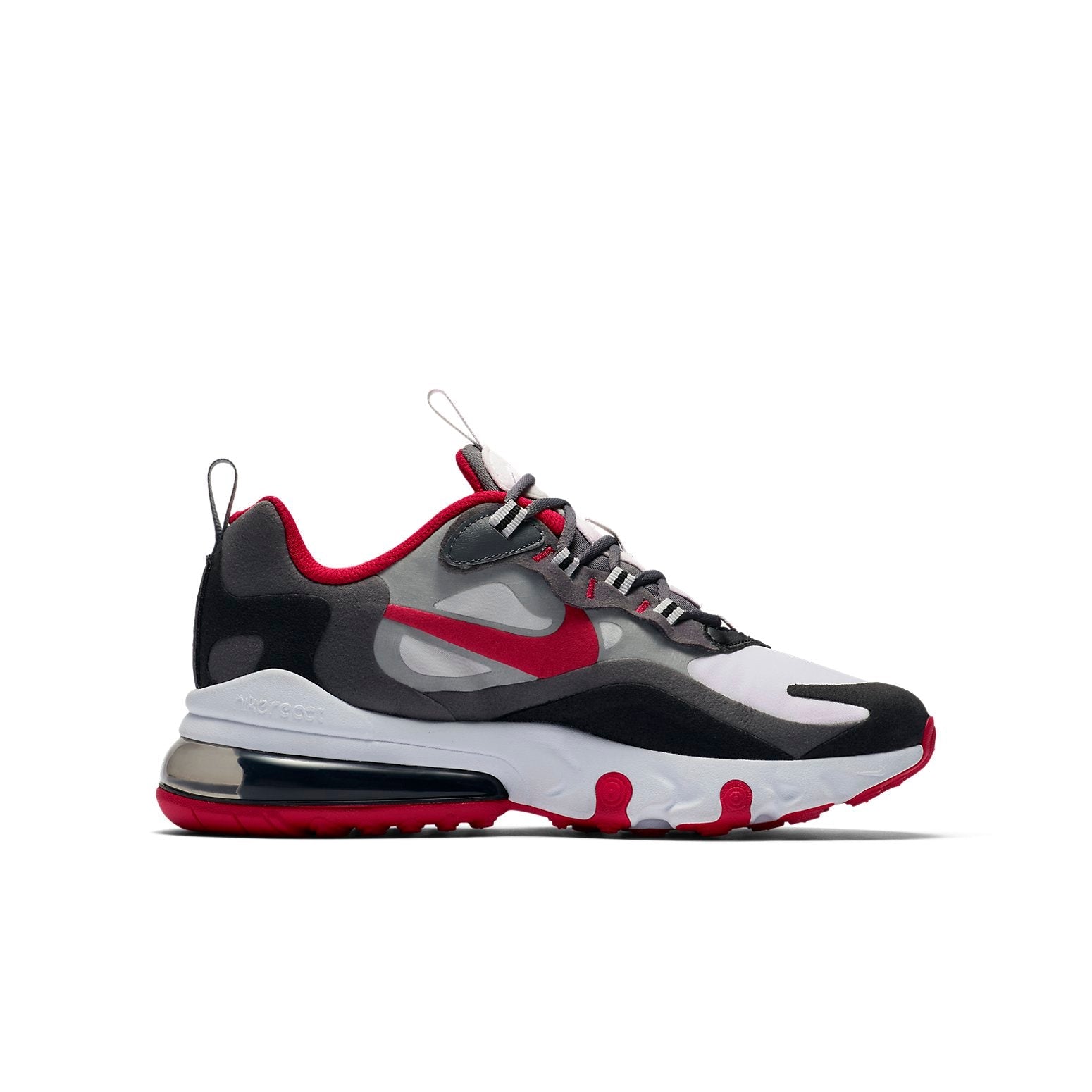 (GS) Nike Air Max 270 React 'University Red Iron Grey' BQ0103-013