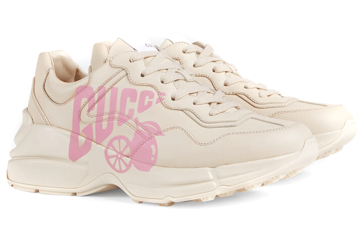 (WMNS) Gucci Rhyton 'Lemon Pink' 684900-DRW00-9522
