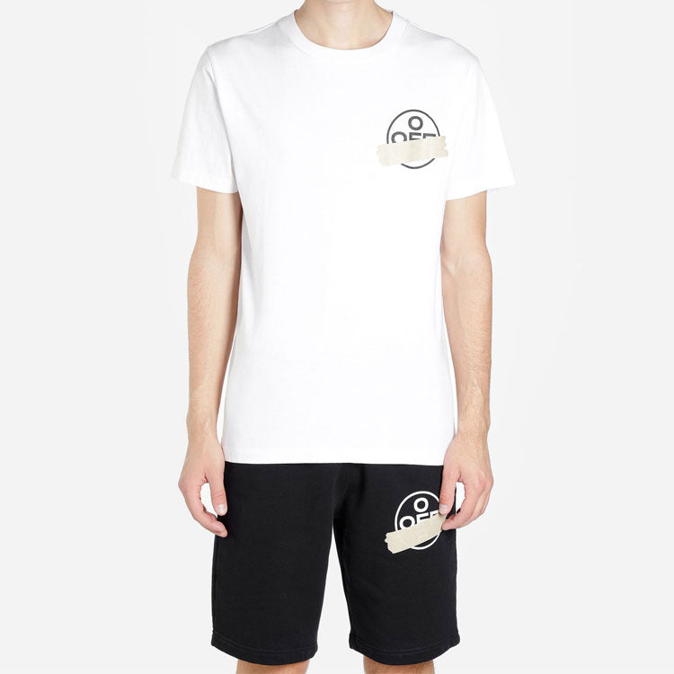 Off-White C/O Virgil Abloh Tape Arrows Slim T-Shirt 'White' OMAA027R201850020148