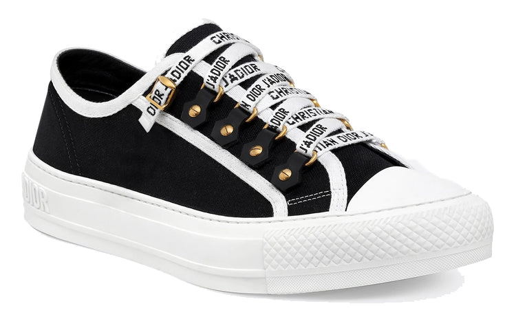 (WMNS) Dior Walk'N'Dior Low Top 'Black Canvas' KCK177CVA_S12X