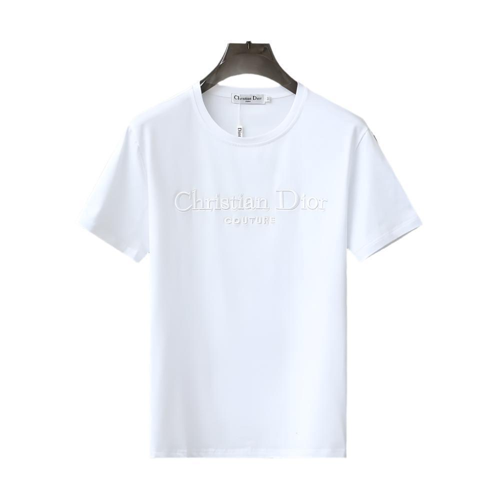 Dior T-Shirt Without Collar 'White'