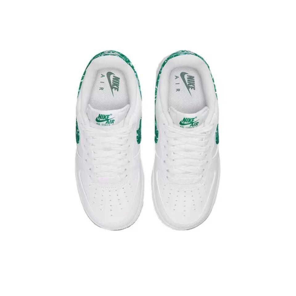 Nike Air Force 1 'Essential White/Green Paisley'