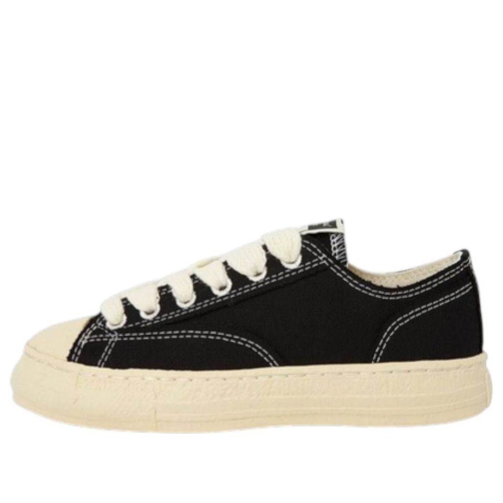Maison MIHARA YASUHIRO Roy Past Sole Canvas Low 'Black' S14FW702-BLK