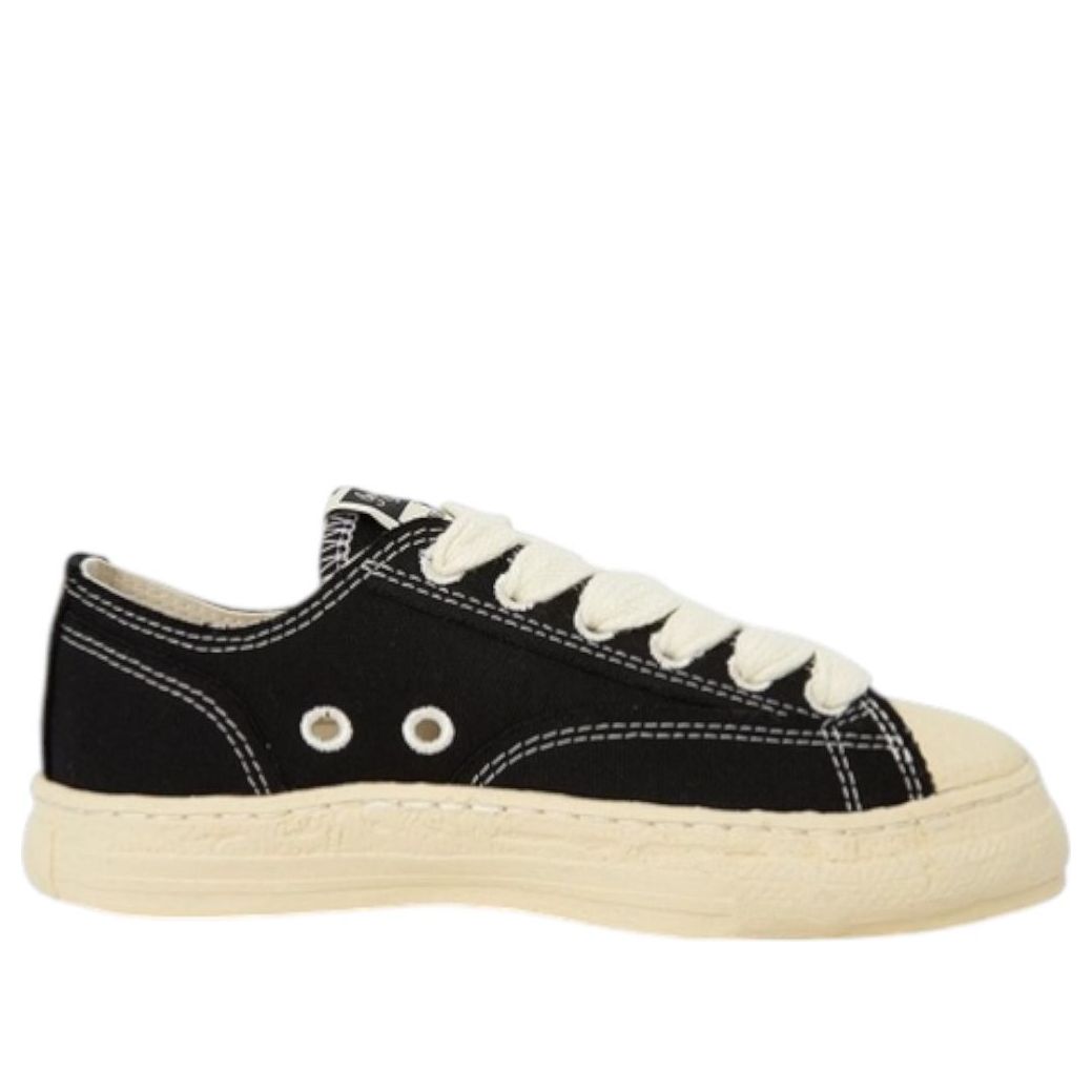 Maison MIHARA YASUHIRO Roy Past Sole Canvas Low 'Black' S14FW702-BLK