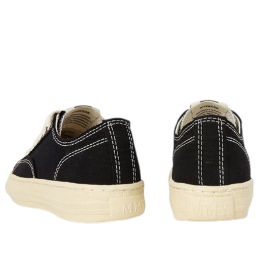 Maison MIHARA YASUHIRO Roy Past Sole Canvas Low 'Black' S14FW702-BLK
