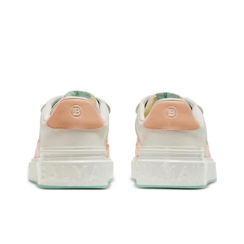BALMAIN B-Court Flip Leather Sneakers