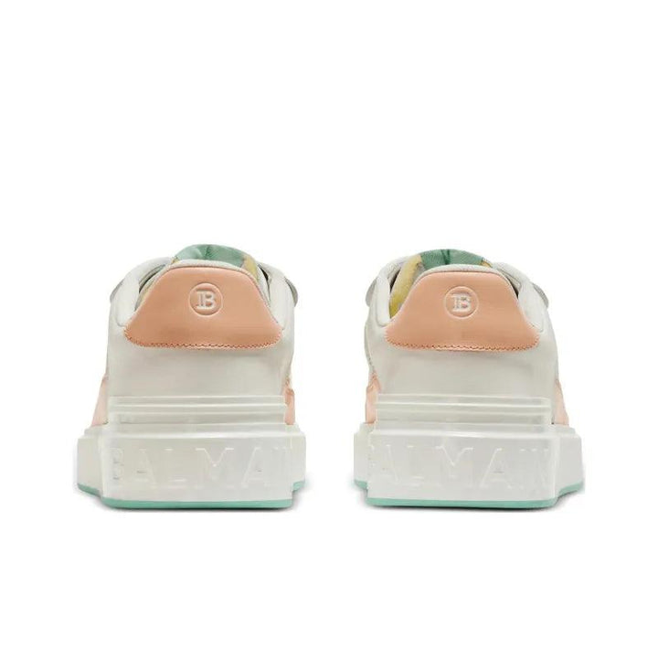 BALMAIN B-Court Flip Leather Sneakers
