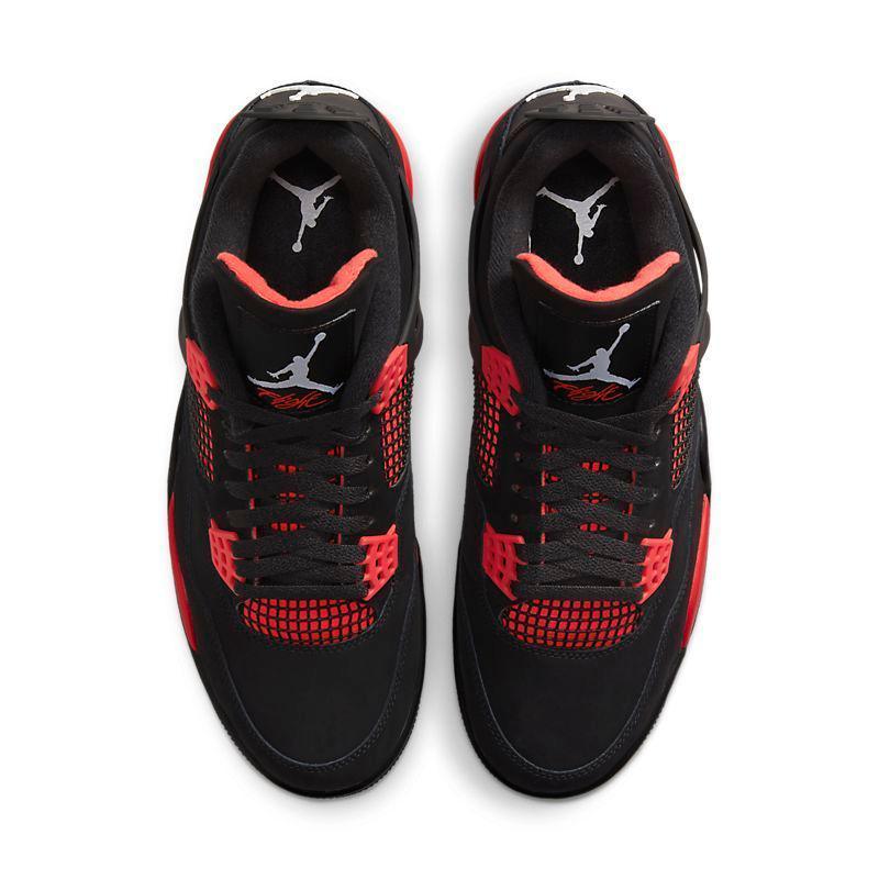 Air Jordan 4 Retro 'Red Thunder' - Men's Iconic Basketball Sneakers