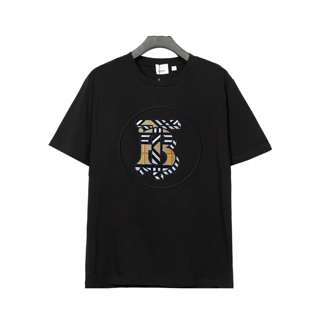 Burberry T-Shirt Without Collar 'Black & Beige'