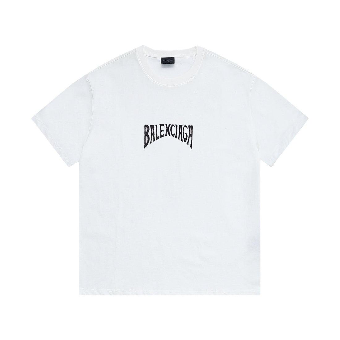 Balenciaga White T-Shirt Without Collar