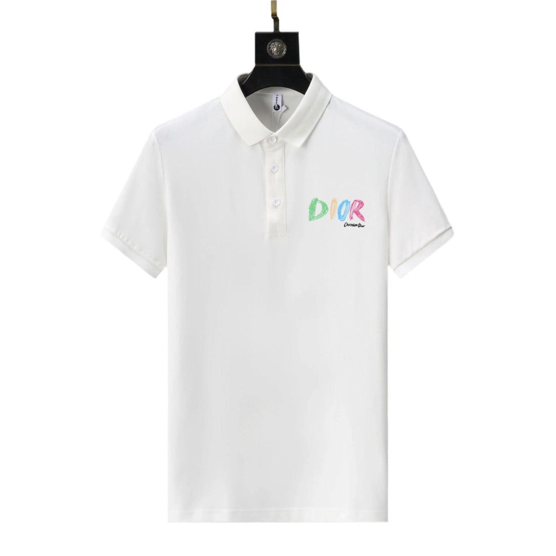 Dior White T-Shirt With Collar