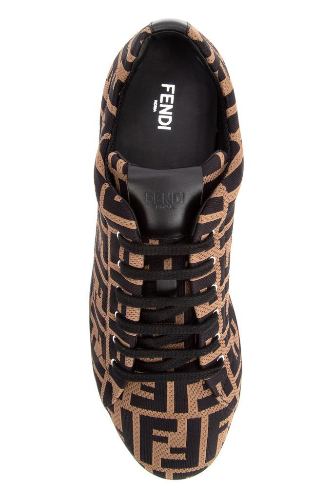 FENDI FF LOGO LOW-TOP SNEAKERS