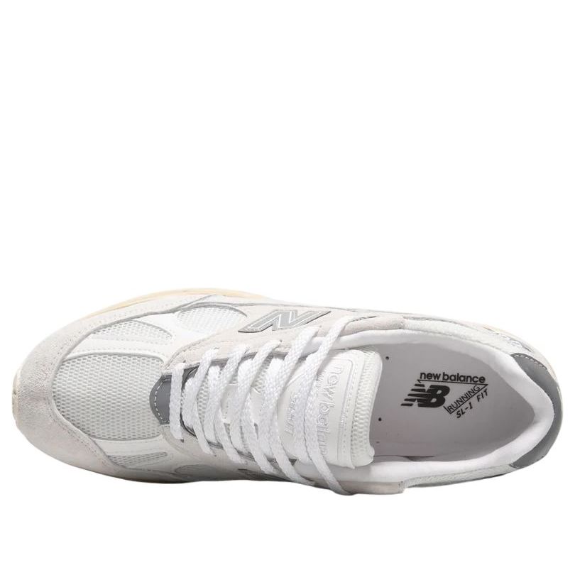 New Balance 991v2 Made in UK 'Wind Chime White Silver' U991OW2