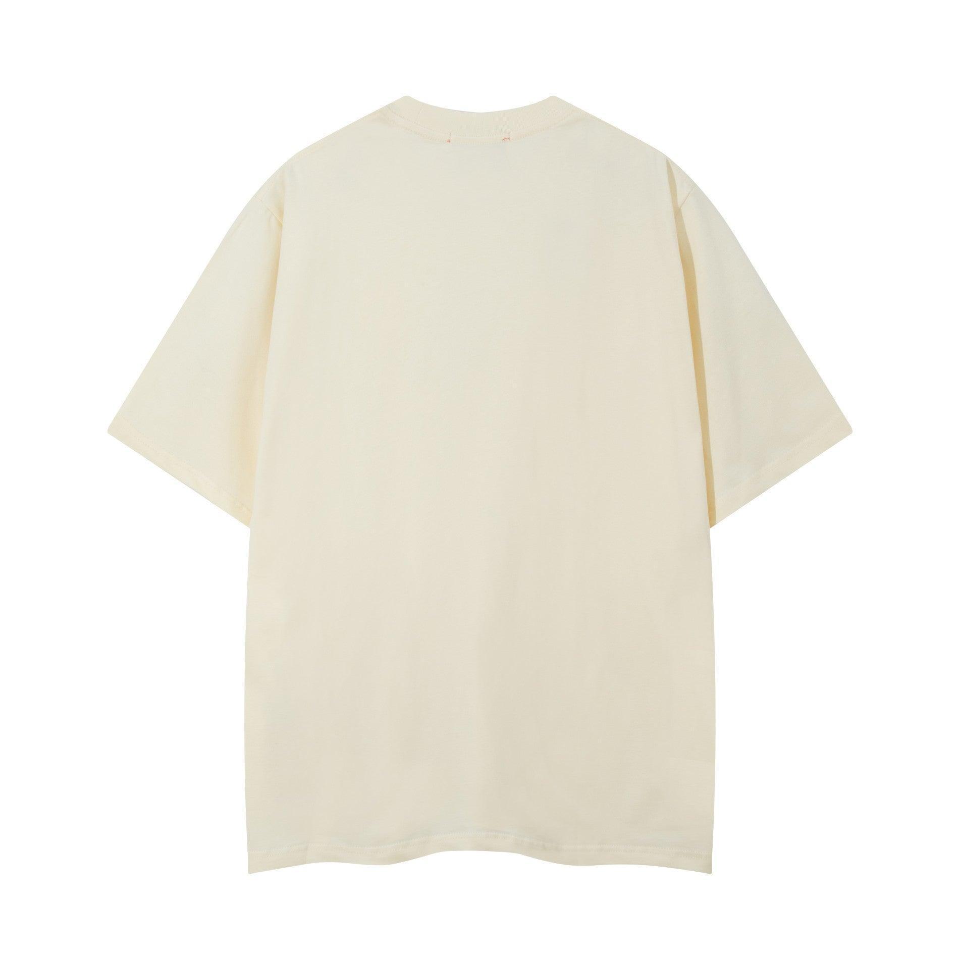 Gucci T-Shirt Without Collar ''Beige-Orange