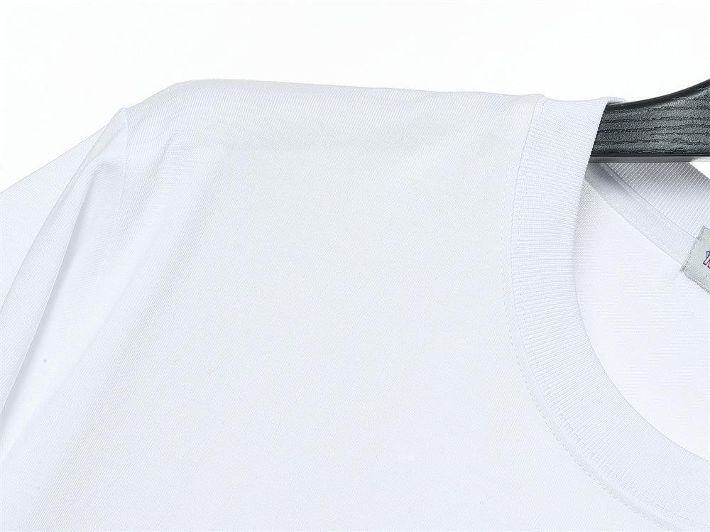 Moncler T-Shirt Without Collar 'White'